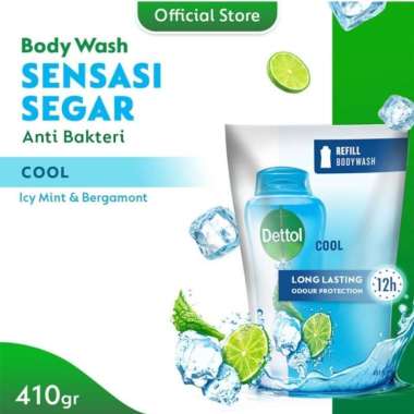 DETTOL Bodywash Cool Pouch 410ml