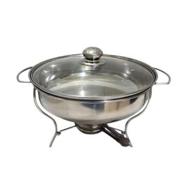 Wadah saji prasmanan / round chafing dish fujika 28cm