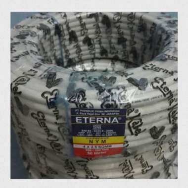 Kabel Eterna 4x2,5mm Kabel NYM Kawat Tembaga 4x2,5mm (Harga per Meter)