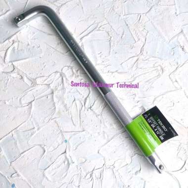 TEKIRO 1/2" X 12" Gagang Kunci Sok Socket Sock L Offset Handle