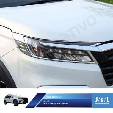 All New BRV 2022 Headlamp Garnish Chrome JSL Cover Lampu Depan Krom