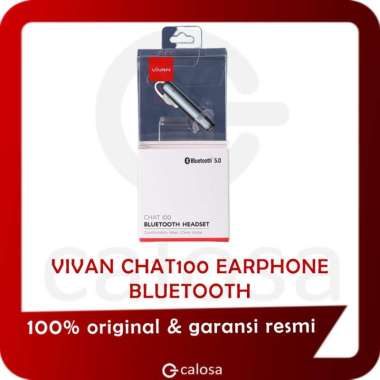 Headset Bluetooth Vivan Hd Voice Chat 100 / Earphone Bluetooth 5.0