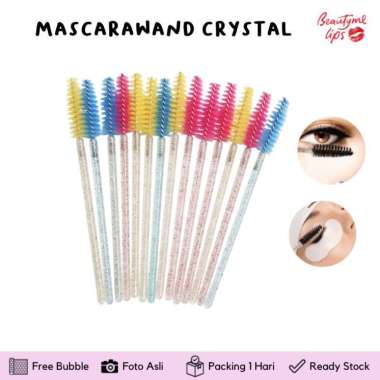 MASCARA WAND GLITTER - MASCARA WAND SPOOLIE SISIR ALIS CRYSTAL ECER