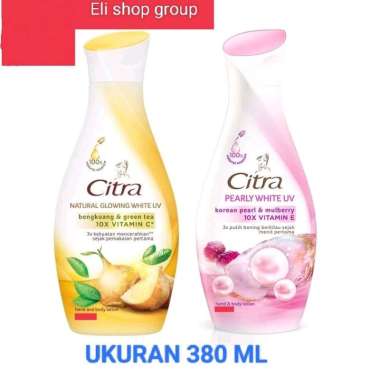 CITRA HAND&BODY Lotion 380 ml bengkoang & green tea