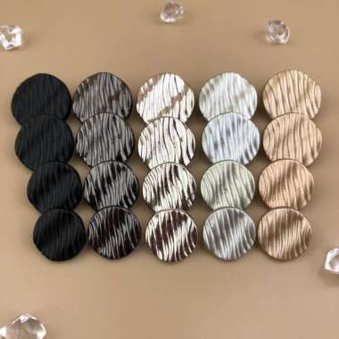 Forbes Button Kancing Jamur Kancing Blazer Unik Mewah Istana Kancing Forbes Silver 18mm