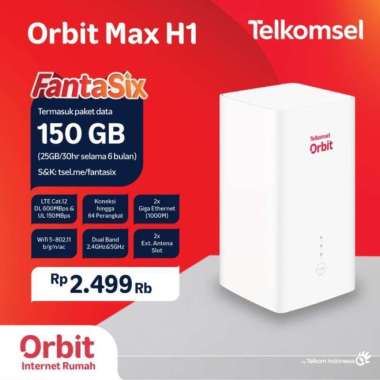 Telkomsel Orbit Max H1 Huawei B628 Modem Wifi Router 4G