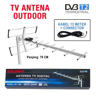 Antena TV Digital Outdoor GOLDSAT HD-1000 / Antena TV Luar