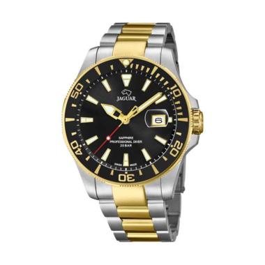 Jaguar Jam Tangan Analog Pria [J863/2] Silver / Gold