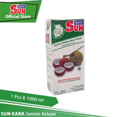 Sun Kara Santan 1000 ml / 1 Liter [1 pcs - Satuan]