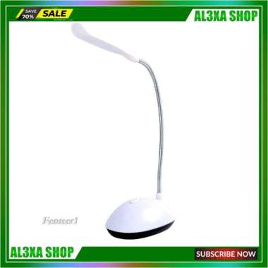 Lampu Meja Led Tenaga Baterai Flexible Kamar Tidur