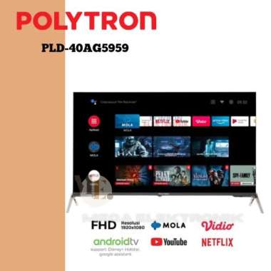 POLYTRON PLD-40AG5959 LED SMART ANDROID TV 40 INCH digital tv TV+ANTENA DIGITAL