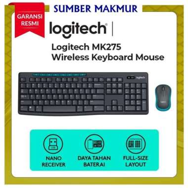 Logitech MK275 Wireless Keyboard Mouse