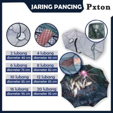 Payung Bubu/ Perangkap ikan / Bubu ikan / Jaring Ikan udang MURAH ukuran 10 LOBANG