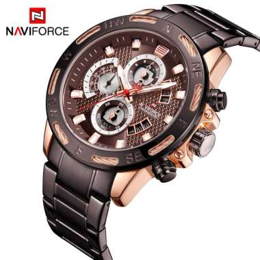NAVIFORCE Jam Tangan Analog Pria NF-9165M Stainles Steel CRG10