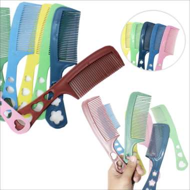 Sisir Rambut / Sisir Pelurus Rambut / Pelurus Rambut Pria / Sisir Rambut Model 3 Lubang Murah Bahan 