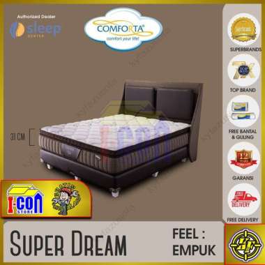 Comforta New Super Dream Set Springbed Kasur Matras 160X200