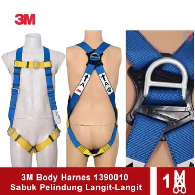 3M Body Harness Protecta First 1390010 5-Points Adjustment Full Body