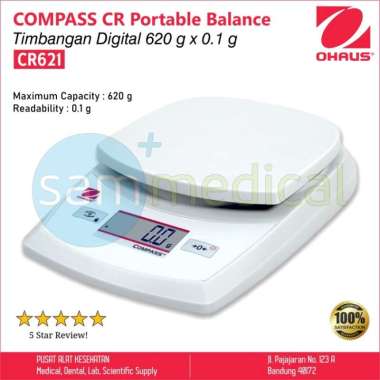 Ohaus Compass CR Timbangan Digital 620 gram x 0.1 gram CR621
