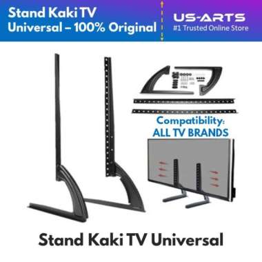 Stand Kaki TV 65 60 55 50 43 32 24 Inch LG Coocaa Changhong Sony Sharp ukuran 22-32 Inch