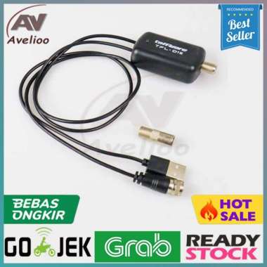 Penguat sinyal Antena TV Digital HD DVB-T2, TFL-D15, hitam warna Antena
