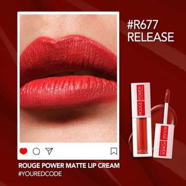 YOU Rouge Power Matte Lip Cream Lipstik R677