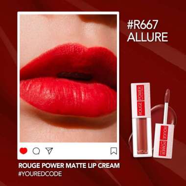 YOU Rouge Power Matte Lip Cream Lipstik R667