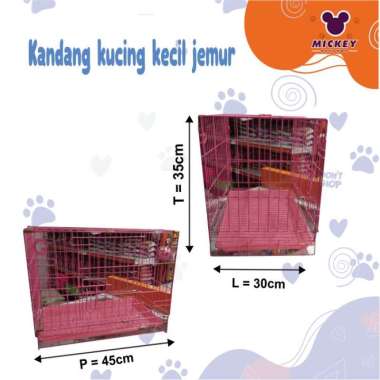 Kandang kucing kecil jemur