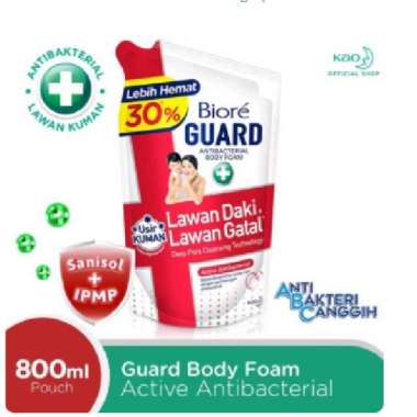 Promo Harga Biore Guard Body Foam Lively Refresh 800 ml - Blibli