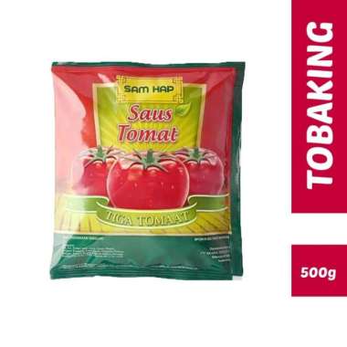 Saos Tomat Sam hap refill 500 gr Saus Tomat Tiga Tomat Samhap