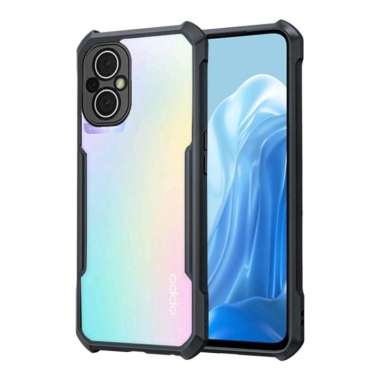 Promo Case Transparan Oppo Reno 8z / Reno 7z 5G Softcase Clear Back Cover Oppo Reno 8z Hitam