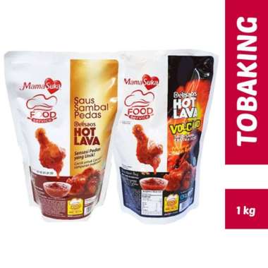 Mamasuka Hot Lava Delisaos Saos Sambal Pedas Saus Korea 1 kg hot lava
