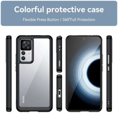Premium Hybrid Acrylic Case Xiaomi 12T Black
