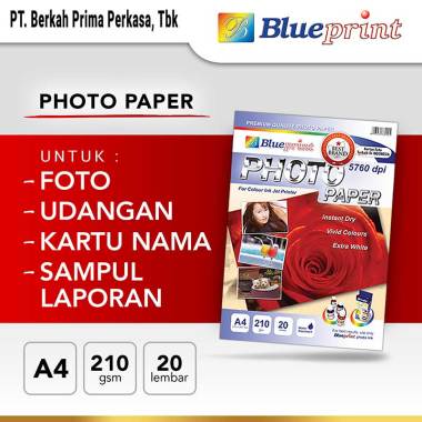 BLUEPRINT Kertas Foto Glossy [A4 / 190 gsm] White