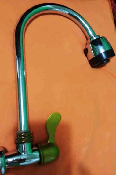 KRAN DAPUR UKURAN 3/4 INCHI / KRAN WASTAFEL CUCI PIRING / KEPALA BESAR ADA TOMBOL - CEK FOTO (J369)