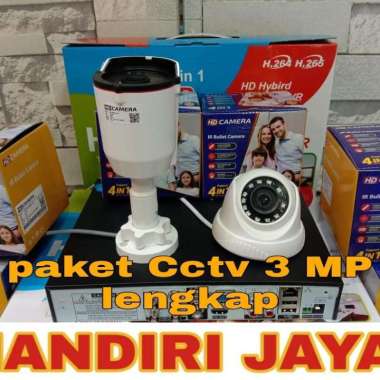 PAKET CCTV 3MP 2KAMERA LENGKAP