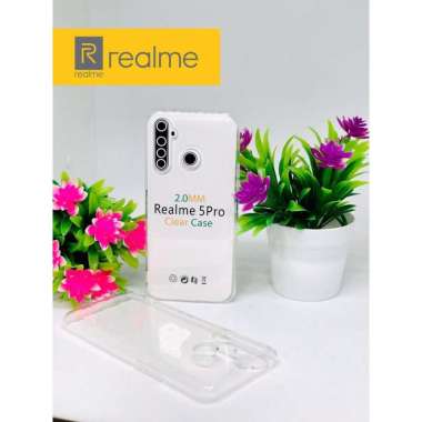 Realme 5 Pro Premium TPU Clear Soft Case - Realme 5 Pro TRANSPARAN