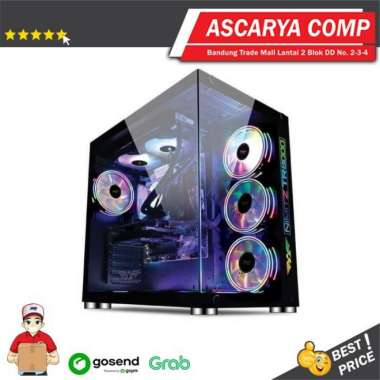 Armaggeddon Nimitz TR8000 Extended ATX Gaming PC Case hitam