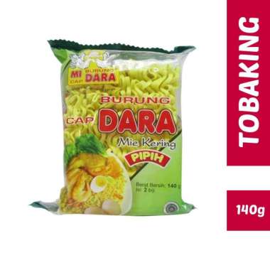 Mie Burung Dara Mie Kering Pipih 140gr Hijau