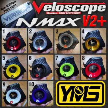 Veloscope for NMAX Oxygen Flow Booster! warna Silver