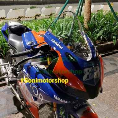 windshield visor jenong R15 V3 plus lis karet warna R15M/ V4. SMOKE