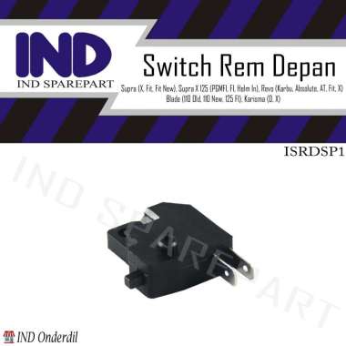 IND Onderdil Switch Rem Depan Supra X-Supra X 125-Vario-Beat HItam