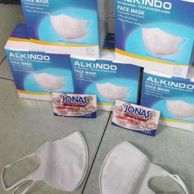 masker duckbill alkindo stark putih