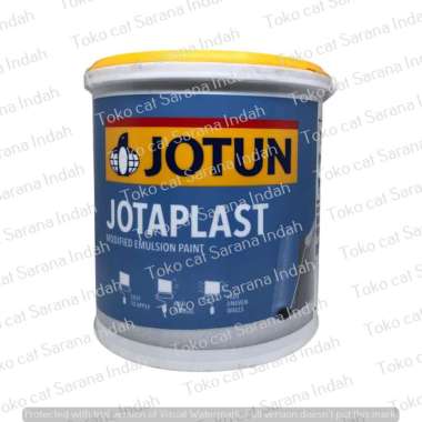 JOTUN JOTAPLAST 18L - WHITE / CAT TEMBOK INTERIOR cat tembok jotun cat jotun cat tembok cat tembok jotun warna putih cat tembok jotun 1 pail