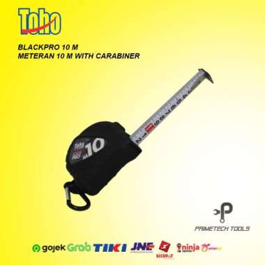 TOHO METERAN 10 M BLACKPRO WITH CARABINER