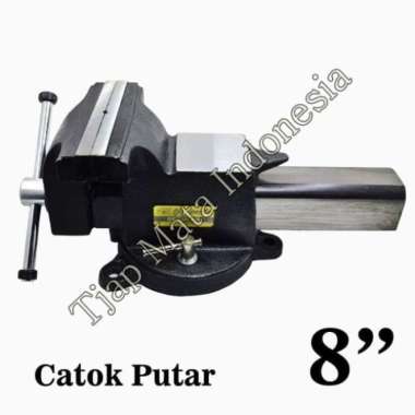 Catok Paron Ragum Catok Besi Putar Bench Vise 8 inch Tjap Mata Germany