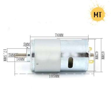 Dinamo Motor 799 DC 12V-24V Low Medium dan High Speed MEDIUM SPEED