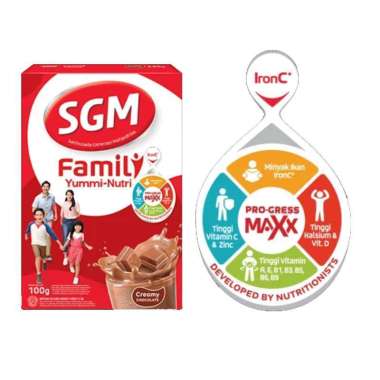 Promo Harga SGM Family Yummi Nutri Creamy Chocolate 100 gr - Blibli