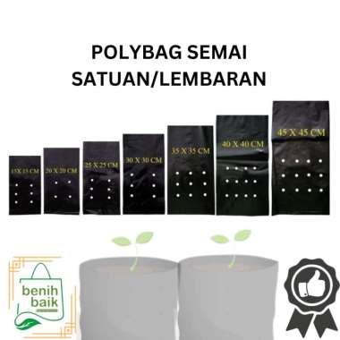 Polybag Semai Tanaman Satuan 20x20