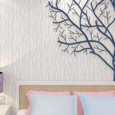 Wallpaper Stiker Dinding Spiral & Garis Gelombang Hitam Praktis Coklat Abu Cakra GH247 CY1087 CY1048