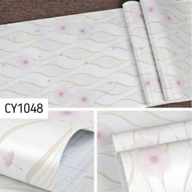 Wallpaper Stiker Dinding Spiral & Garis Gelombang Hitam Praktis Coklat Abu Cakra GH247 CY1087 CY1048